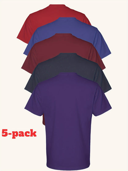 Men's Essential T-Shirt - Round Neck Short Sleeve – Sizes M–XL – view 2