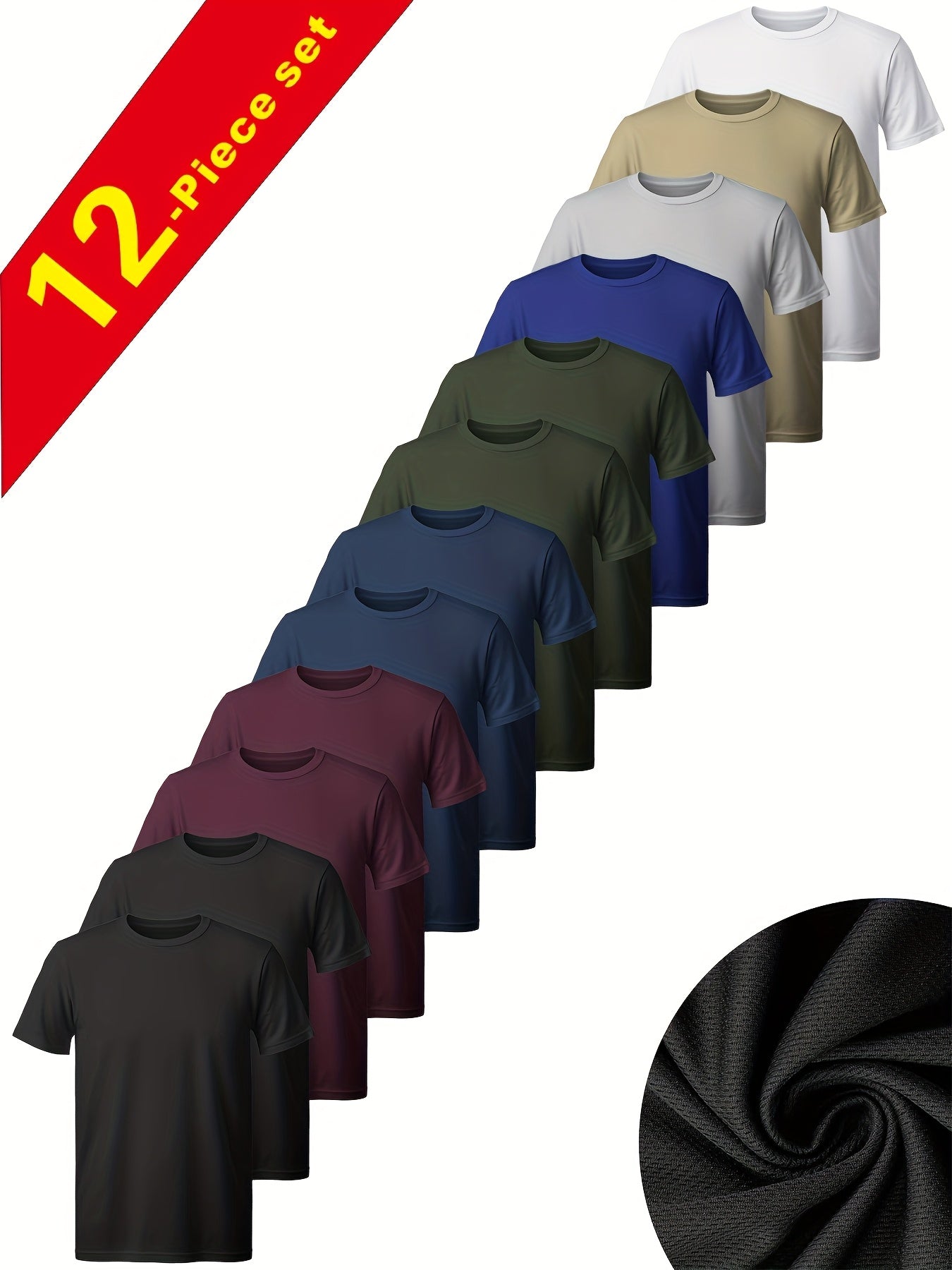 Men's Essential T-Shirt - Round Neck Short Sleeve – Sizes S–XXL – view 2