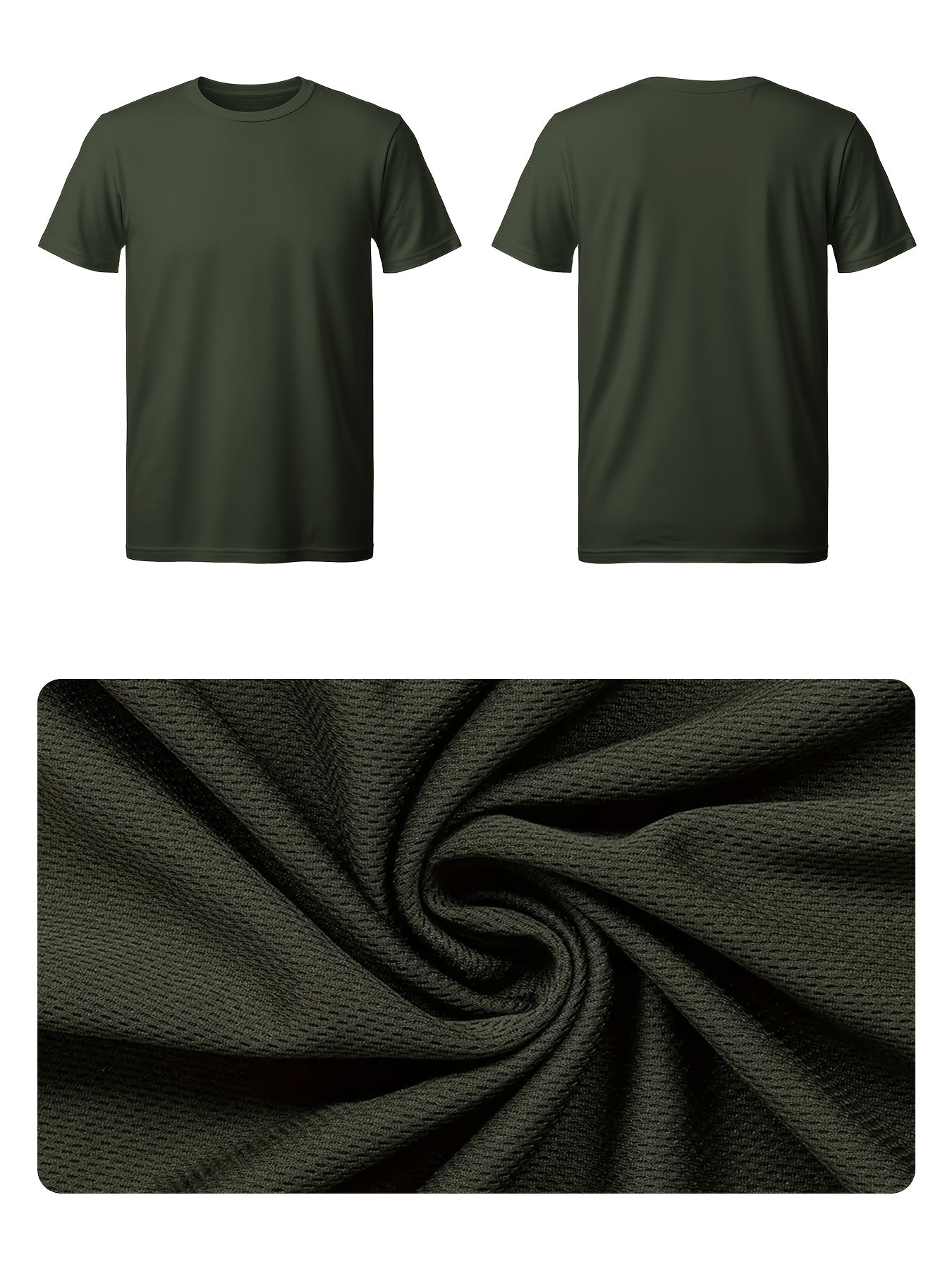 Men's Essential T-Shirt - Round Neck Short Sleeve – Sizes S–XXL – view 7