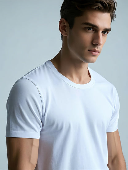 Men's Essential T-Shirt - Round Neck Short Sleeve Streetwear Style – view 9