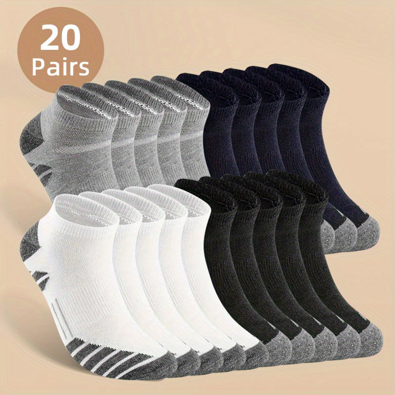 Men's Everyday Ankle Socks - 20-Pair Pack – main product image
