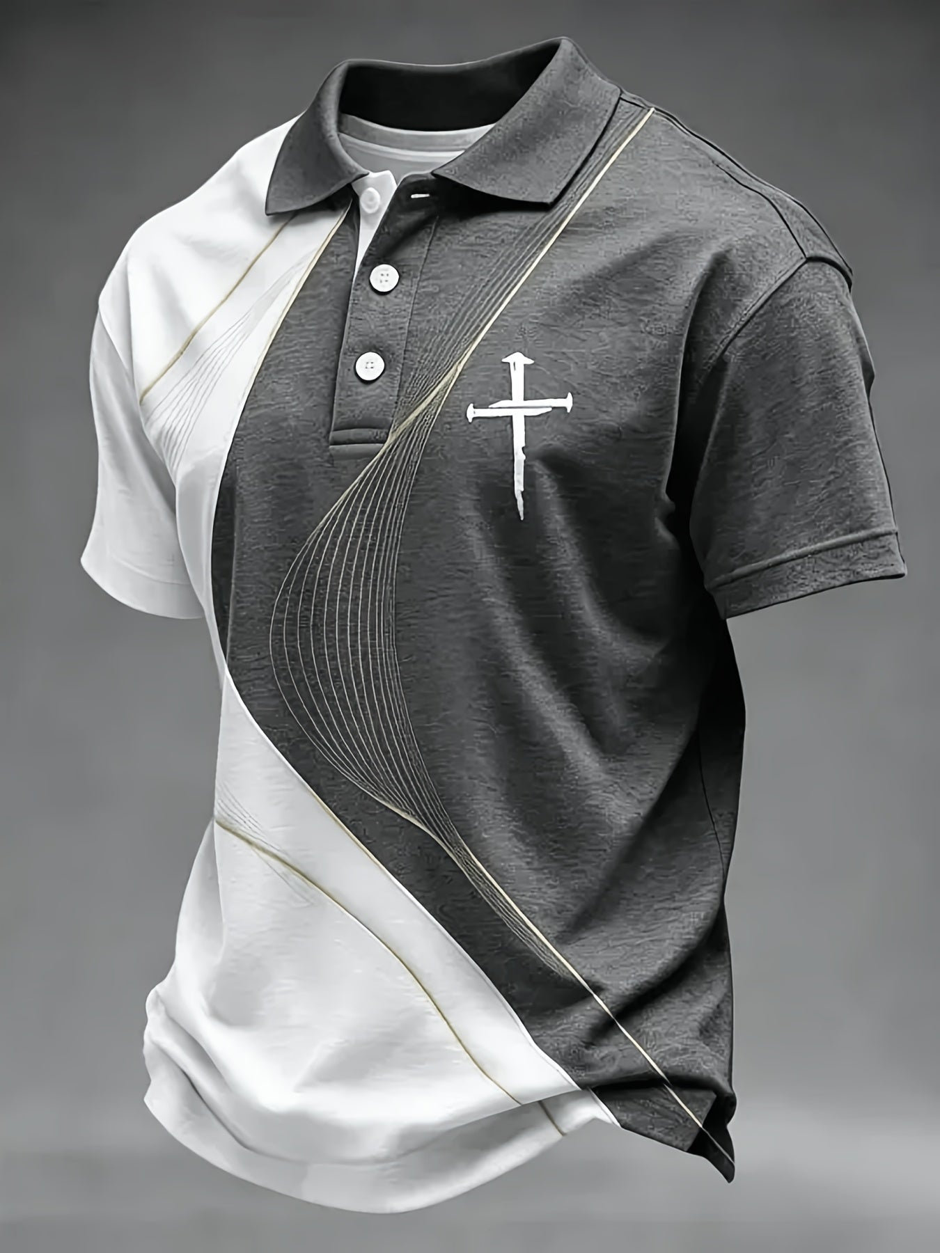 Men's Faith Graphic Shirt - Collared Short Sleeve – view 10