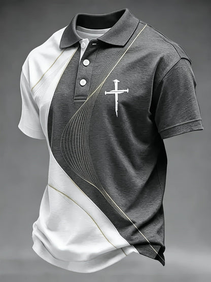 Men's Faith Graphic Shirt - Collared Short Sleeve – view 10