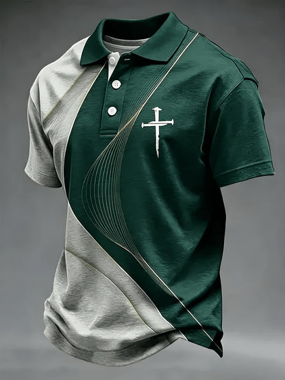 Men's Faith Graphic Shirt - Collared Short Sleeve – view 11