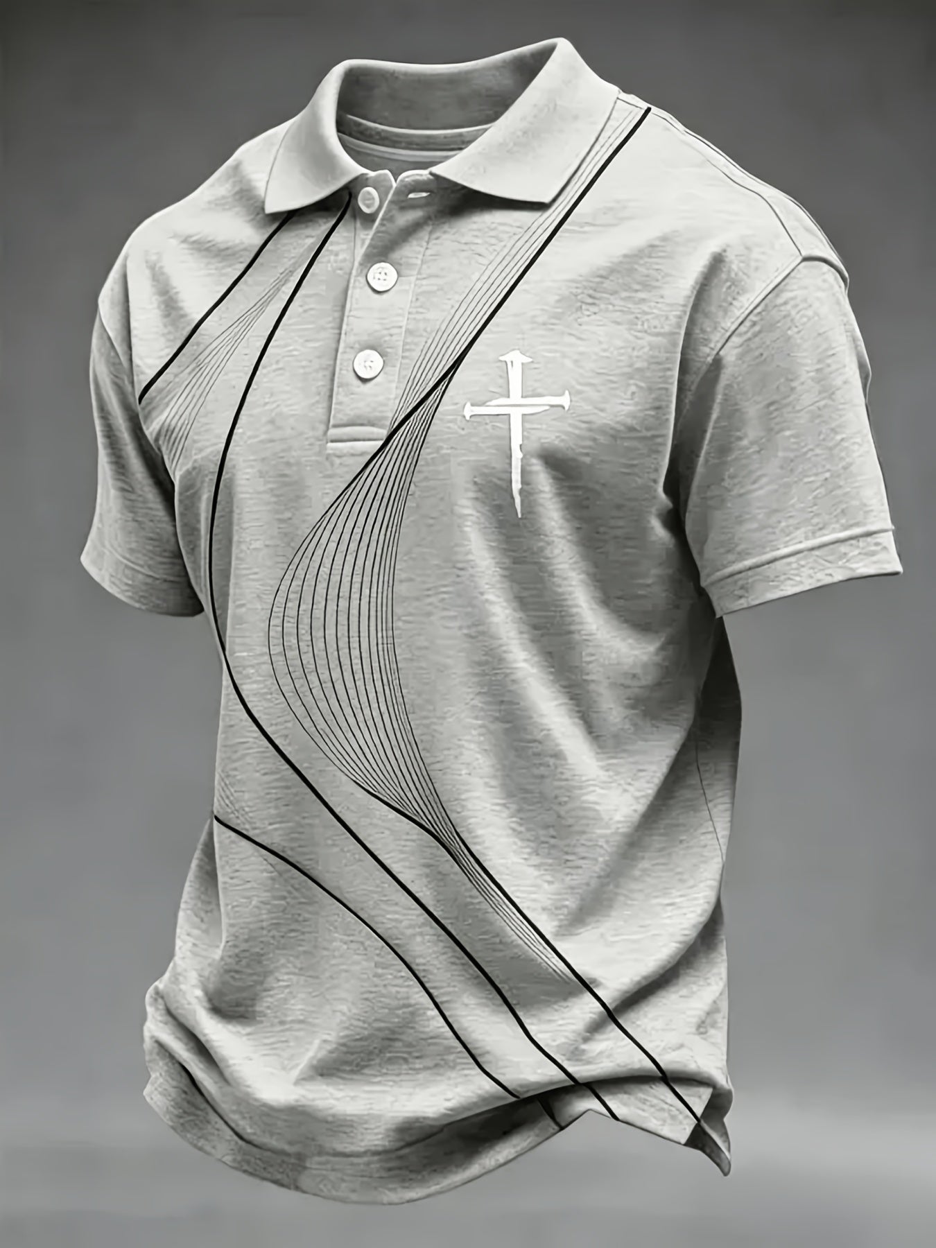 Men's Faith Graphic Shirt - Collared Short Sleeve – view 13