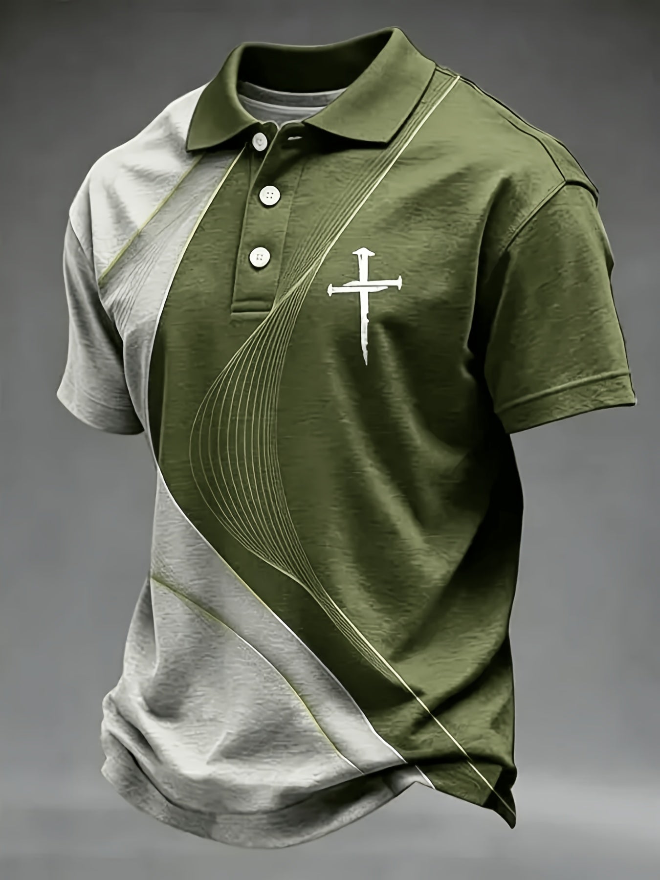 Men's Faith Graphic Shirt - Collared Short Sleeve – view 15