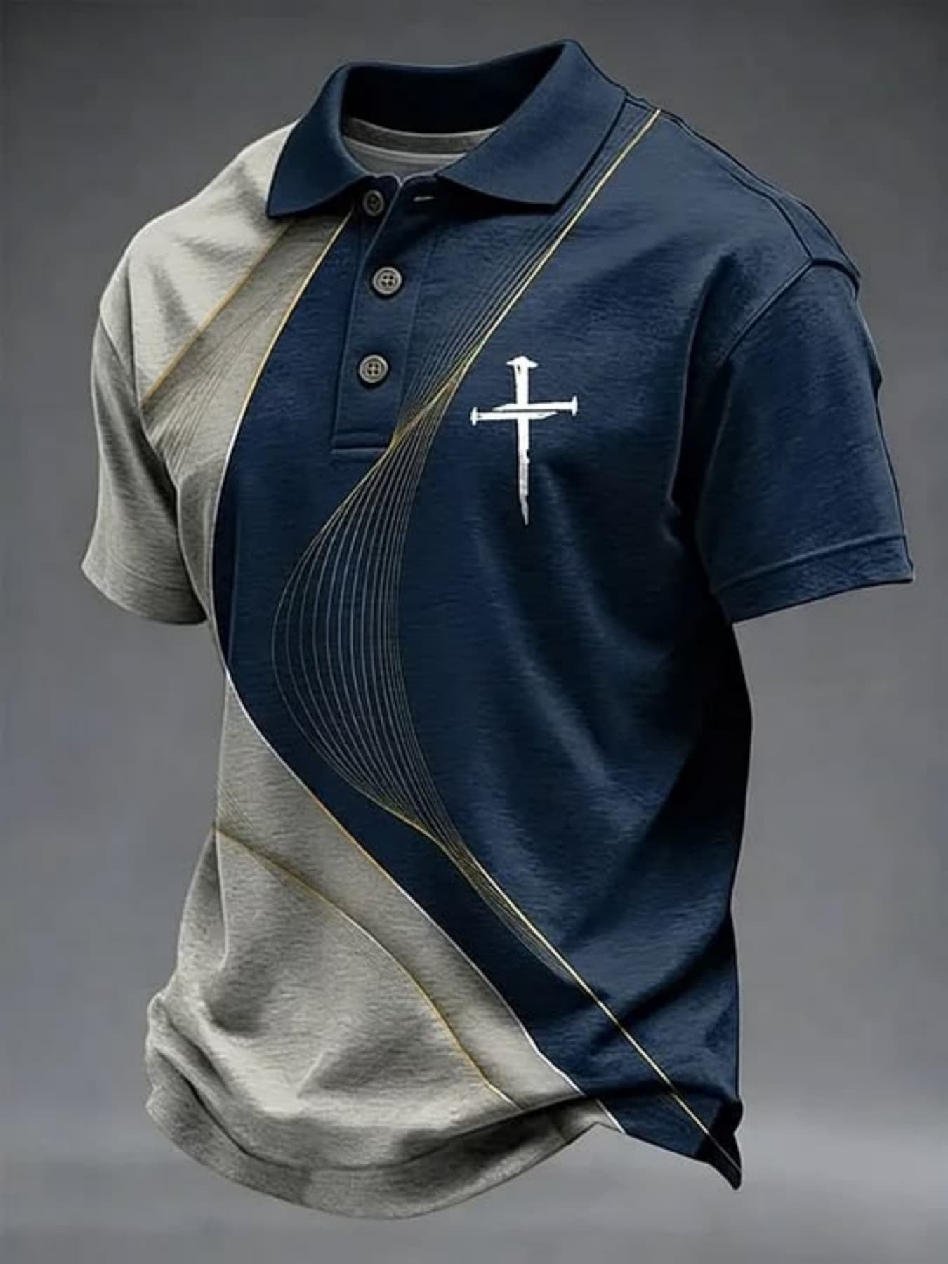 Men's Faith Graphic Shirt - Collared Short Sleeve – view 17