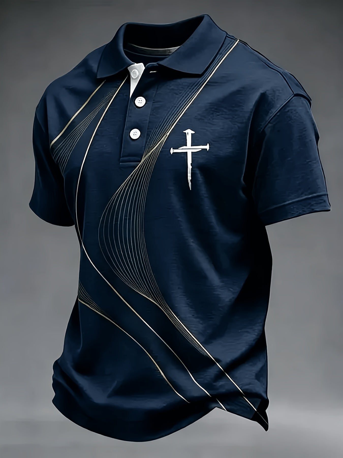 Men's Faith Graphic Shirt - Collared Short Sleeve – view 18