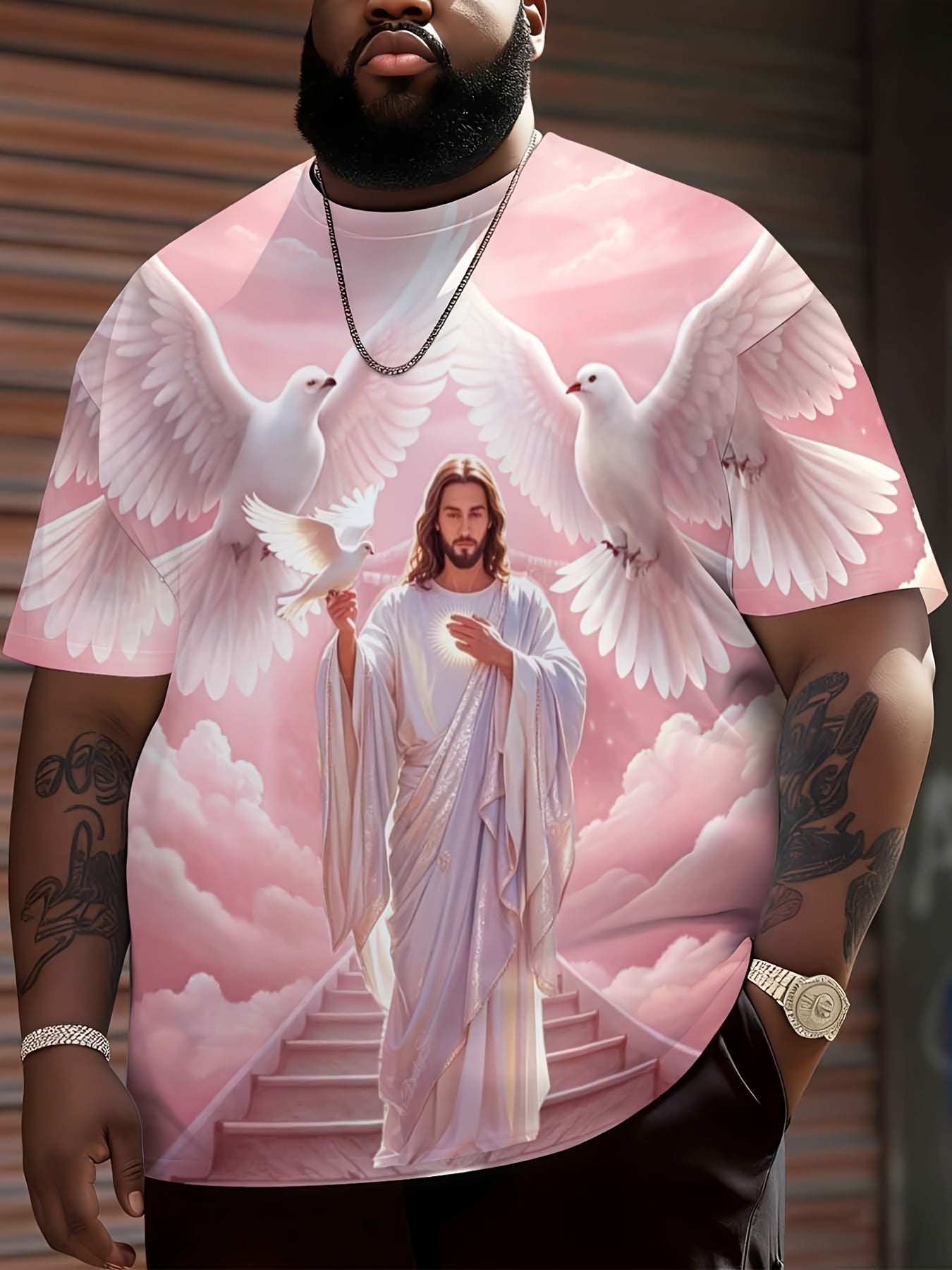 Men's Faith Graphic T-Shirt - Classic Neck Short Sleeve – view 9