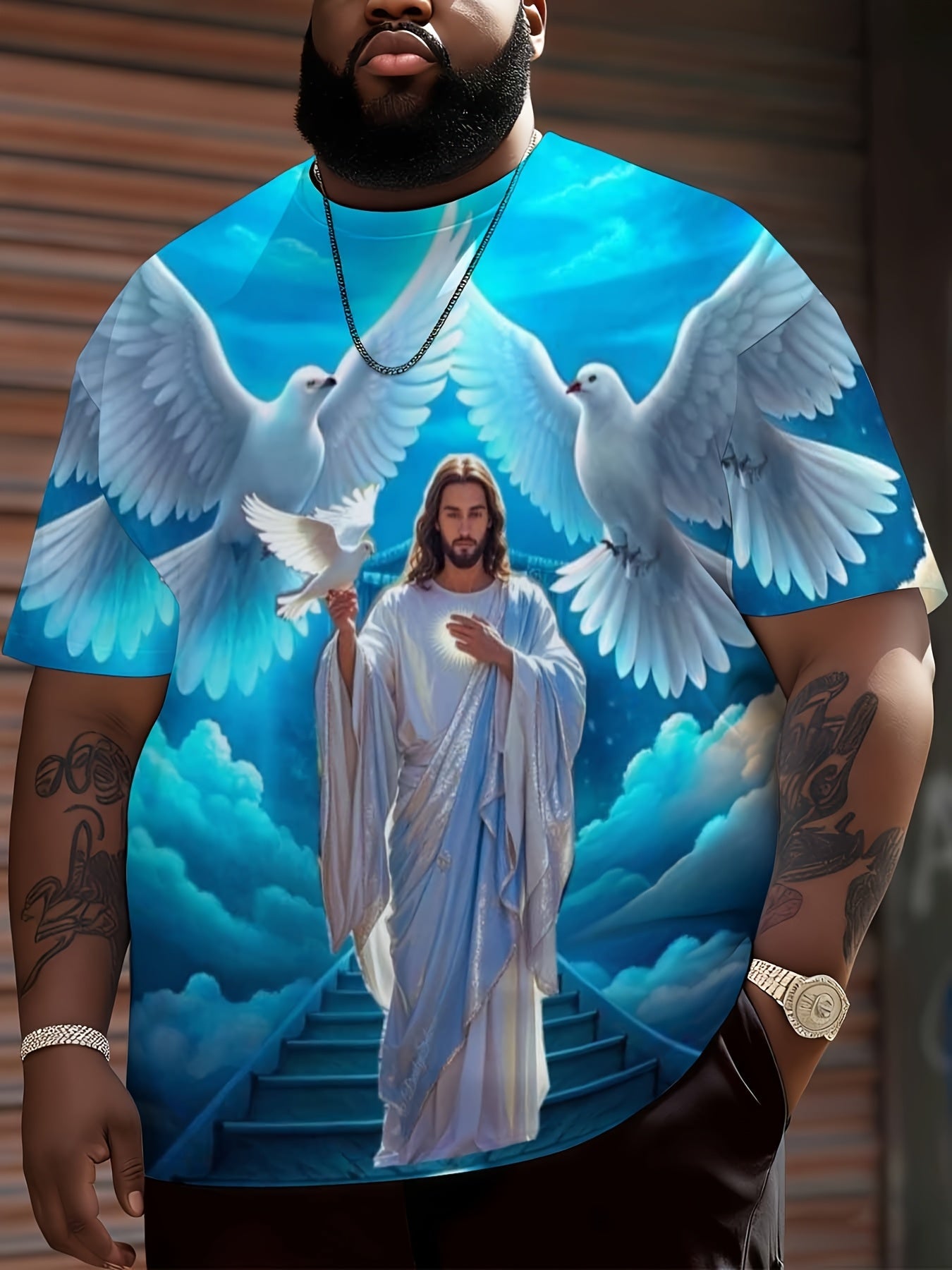 Men's Faith Graphic T-Shirt - Classic Neck Short Sleeve – view 10
