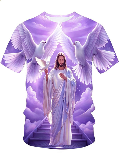 Men's Faith Graphic T-Shirt - Classic Neck Short Sleeve – view 11