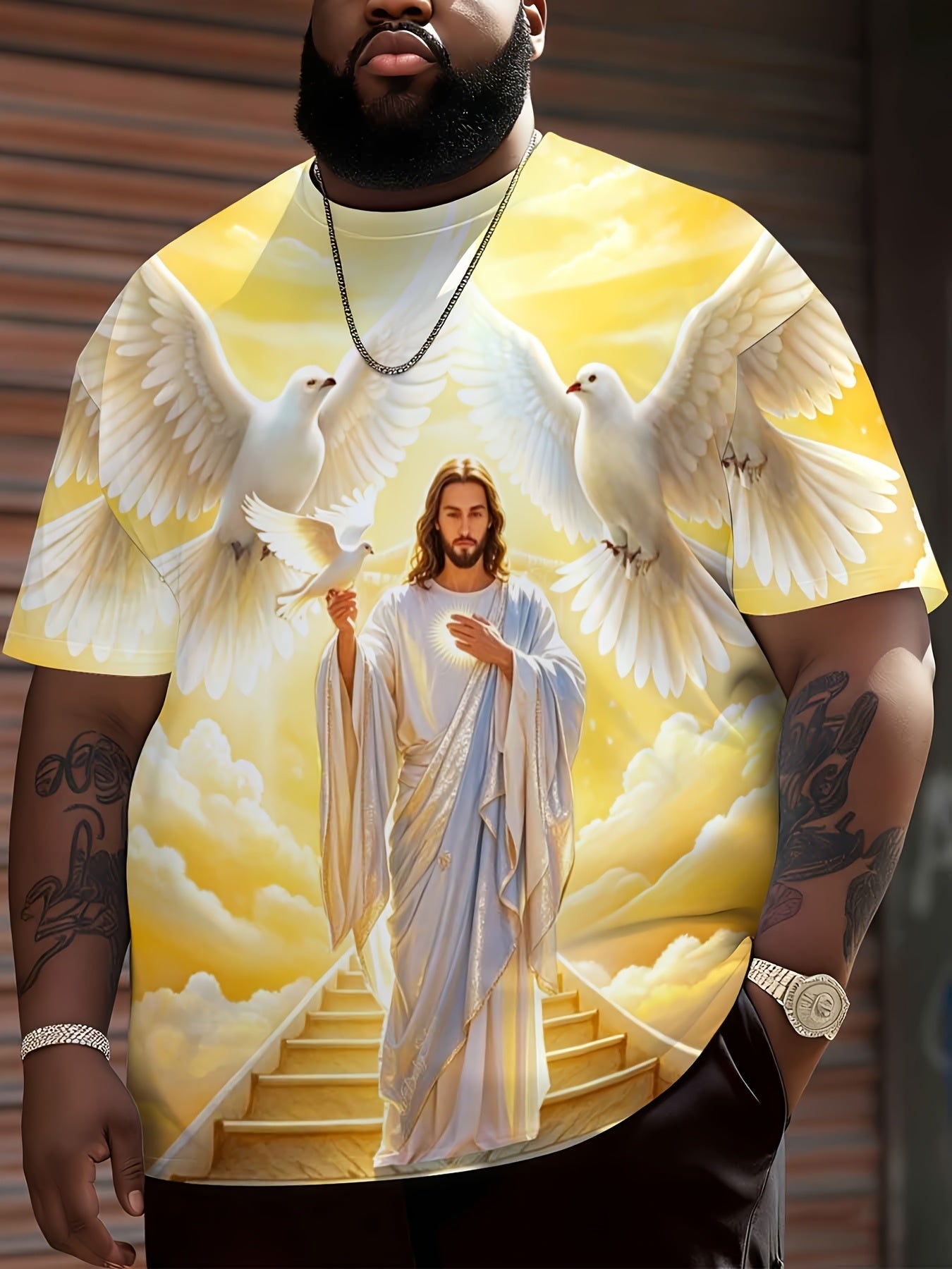 Men's Faith Graphic T-Shirt - Classic Neck Short Sleeve – view 12