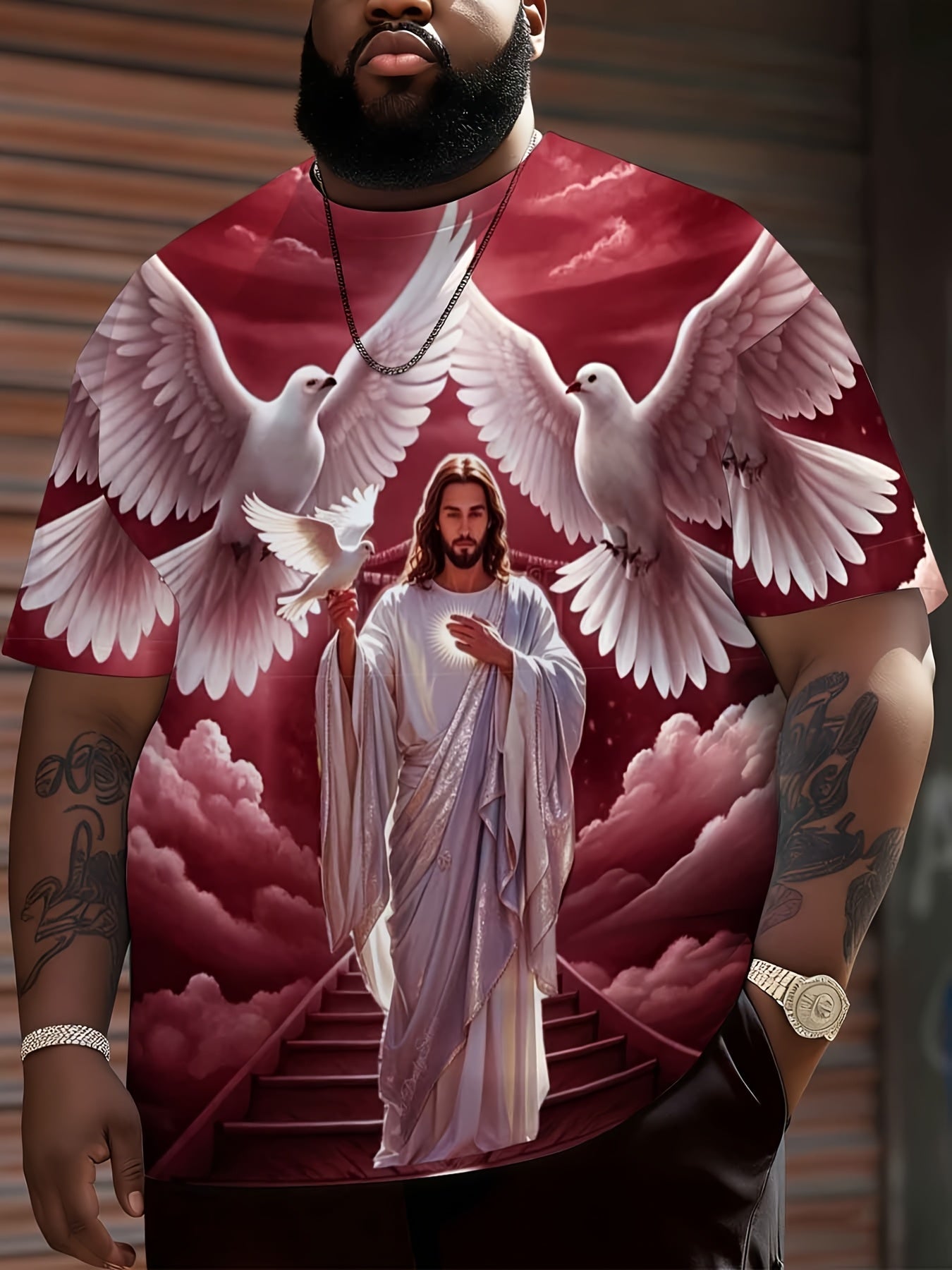 Men's Faith Graphic T-Shirt - Classic Neck Short Sleeve – view 15