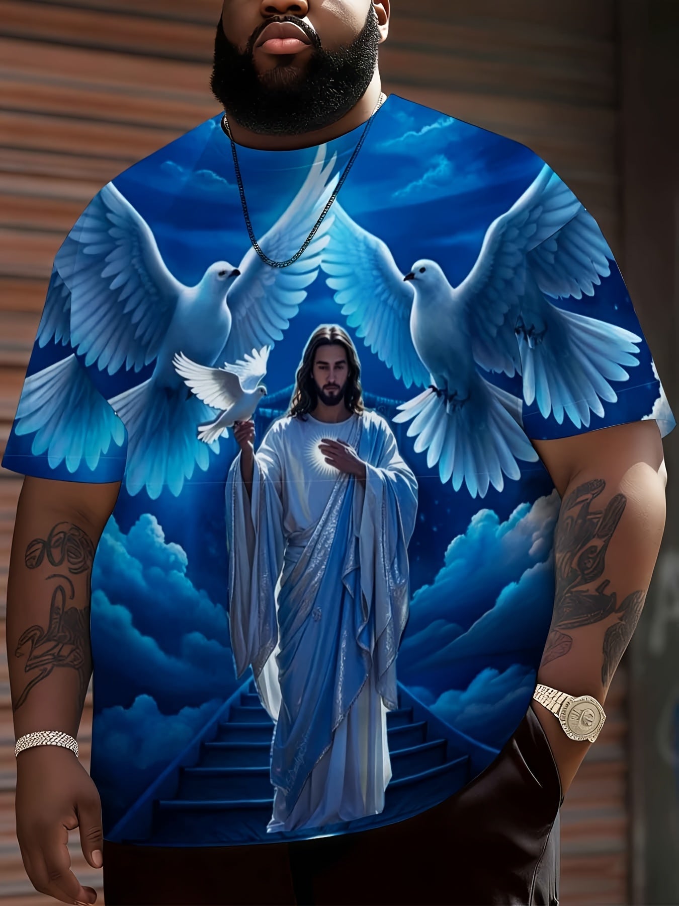 Men's Faith Graphic T-Shirt - Classic Neck Short Sleeve – view 25