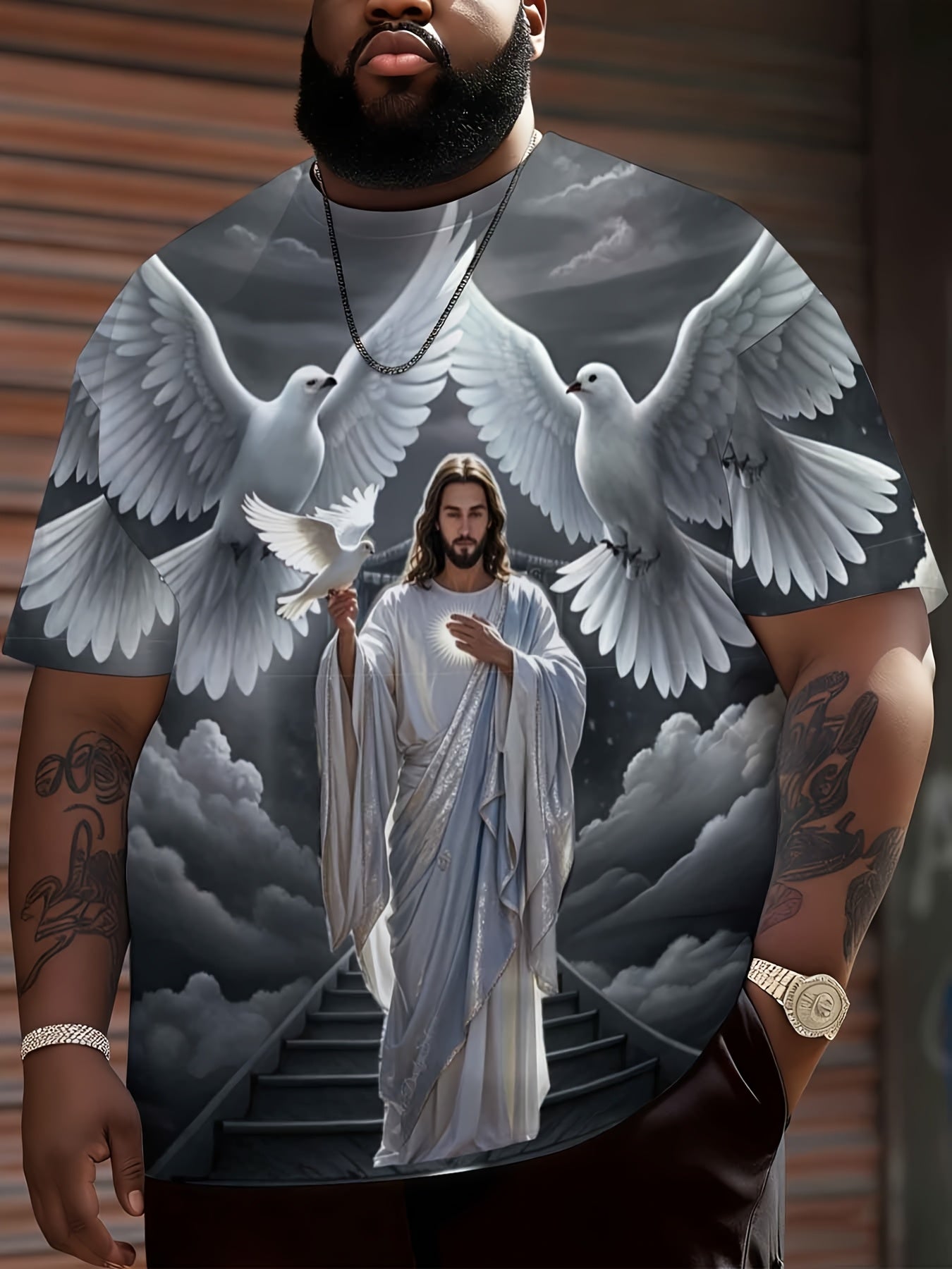 Men's Faith Graphic T-Shirt - Classic Neck Short Sleeve – view 35