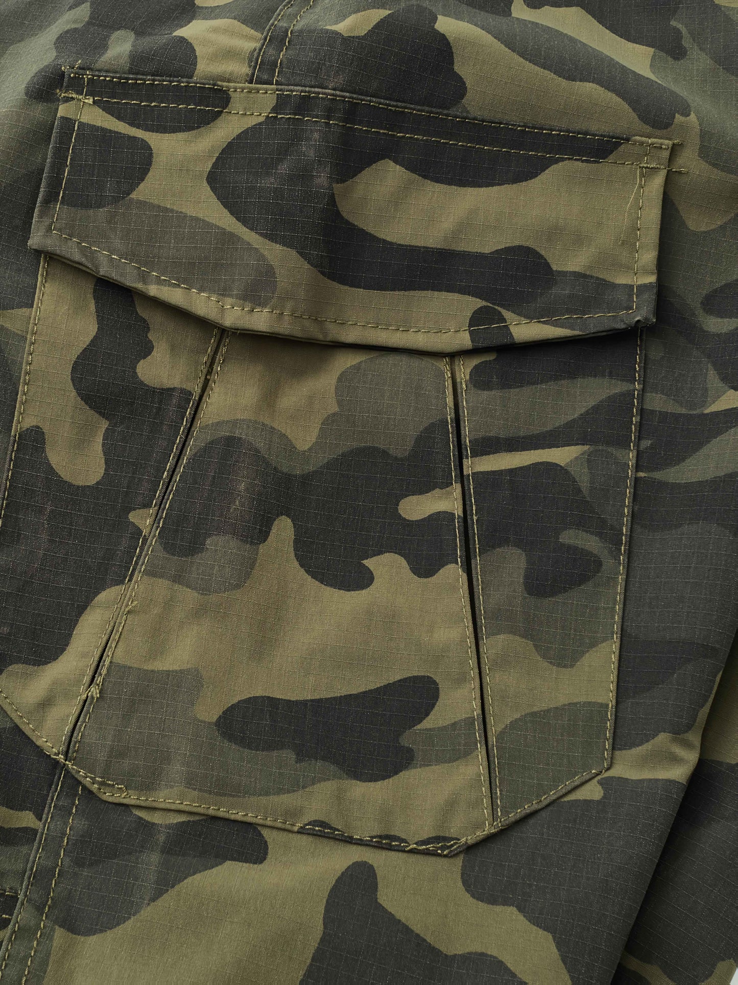 Men's fern green Polyester Printed Cargo Cargo Pants – view 9