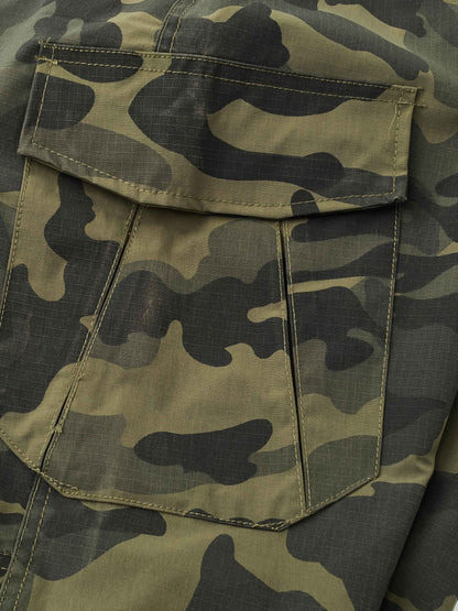 Men's fern green Polyester Printed Cargo Cargo Pants – view 9
