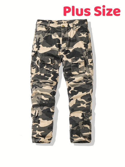 Men's fern green Viscose Cargo Cargo Pants – green option – view 3