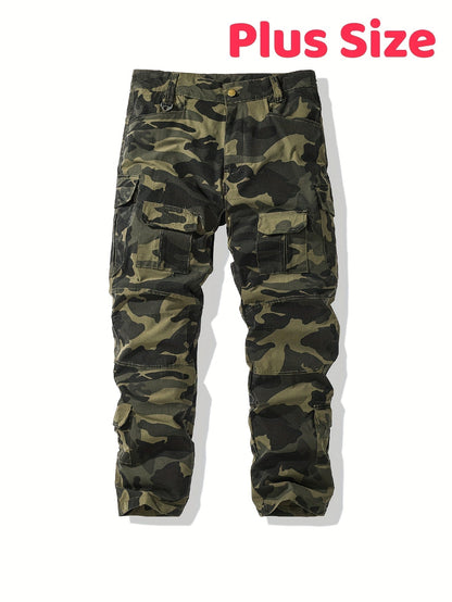 Men's fern green Viscose Cargo Cargo Pants – green option – view 4