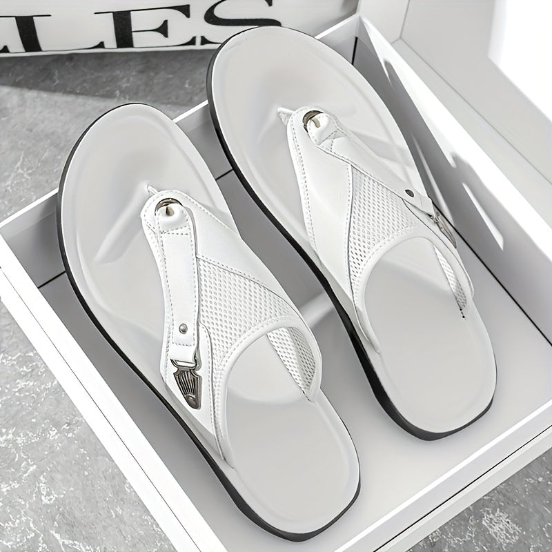 Men's Flip Flops - Breathable Mesh Lightweight for Beach & Water – view 2