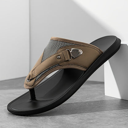 Men's Flip Flops - Breathable Mesh Lightweight for Beach & Water – view 5