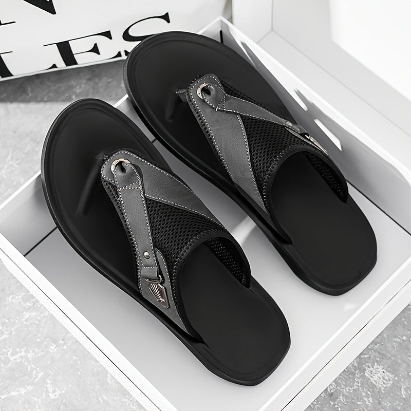 Men's Flip Flops - Breathable Mesh Lightweight for Beach & Water – view 6