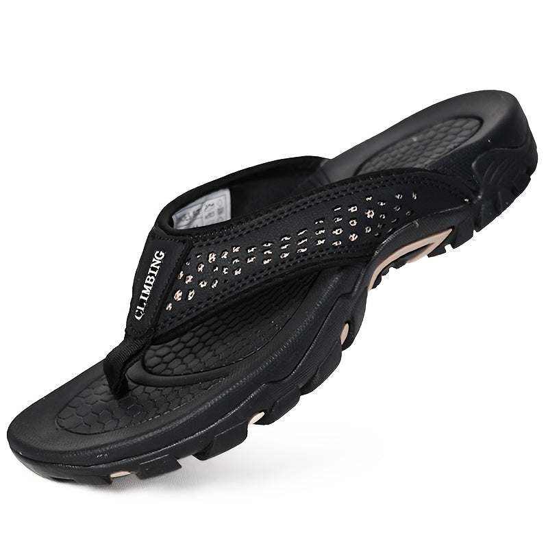 Men's Flip Flops - Slip-On for Beach & Water – Black option – view 3