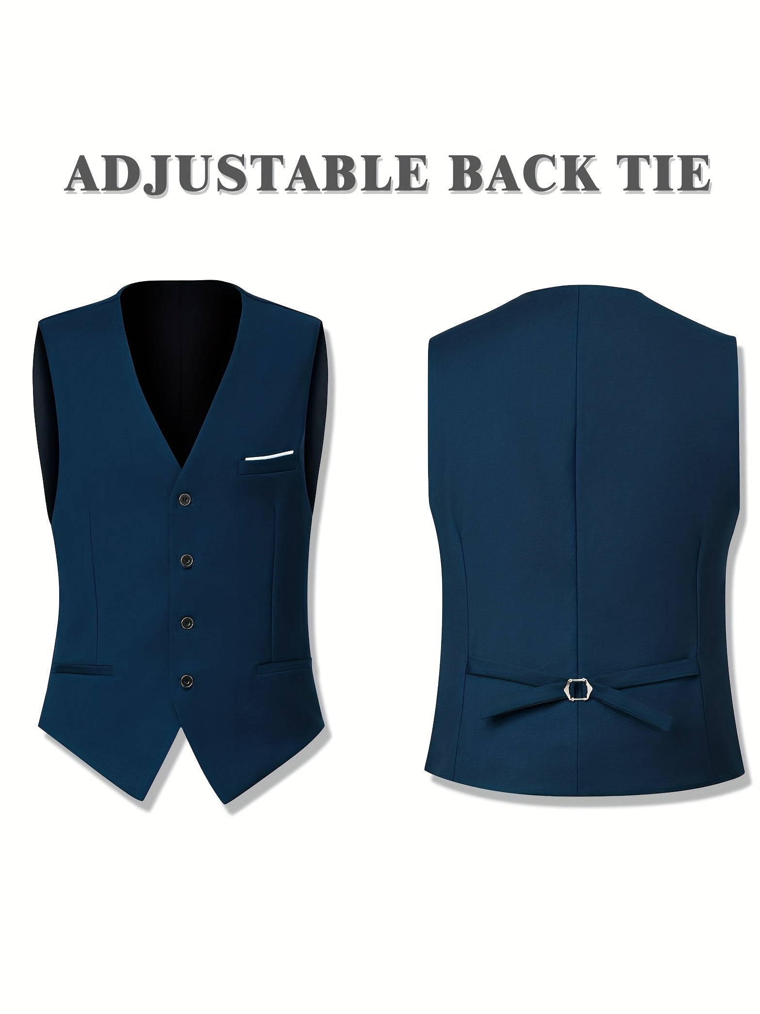 Men's Formal Suit Set - Monogram Print – view 6
