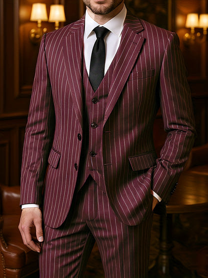 Men's Formal Suit Set - Striped – view 11