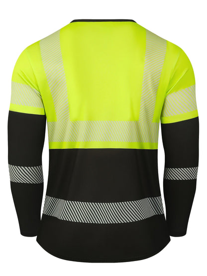 Men's Graphic Print Shirt - Classic Neck Long Sleeve – view 2