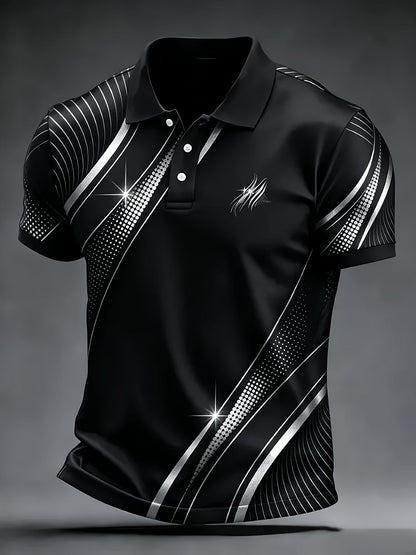 Men's Graphic Print Shirt - Collared Short Sleeve – view 14