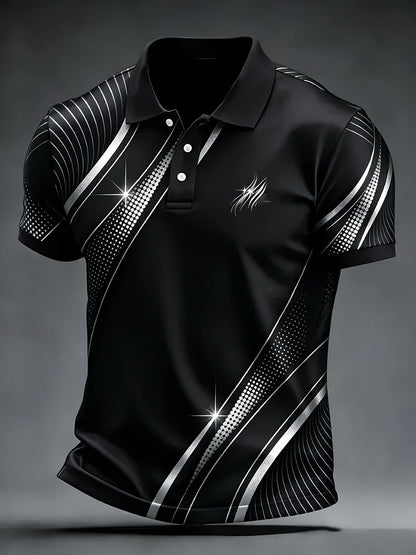 Men's Graphic Print Shirt - Collared Short Sleeve – view 24