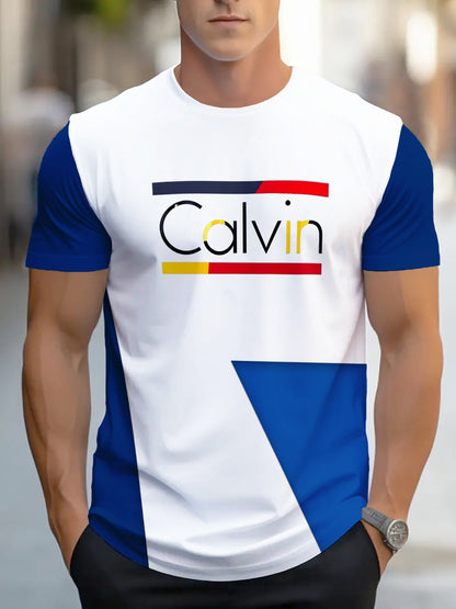 Men's Graphic Print T-Shirt - Crew Neck Short Sleeve – Sizes 1XL–6XL – main product image
