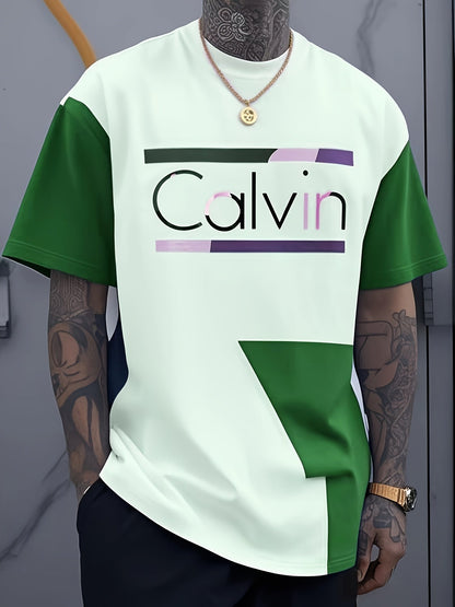 Men's Graphic Print T-Shirt - Crew Neck Short Sleeve – Sizes 1XL–6XL – view 4