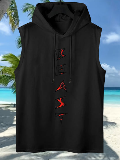 Men's Graphic Print Tank Top - Classic Neck Sleeveless – Sizes 1XL–5XL – view 7
