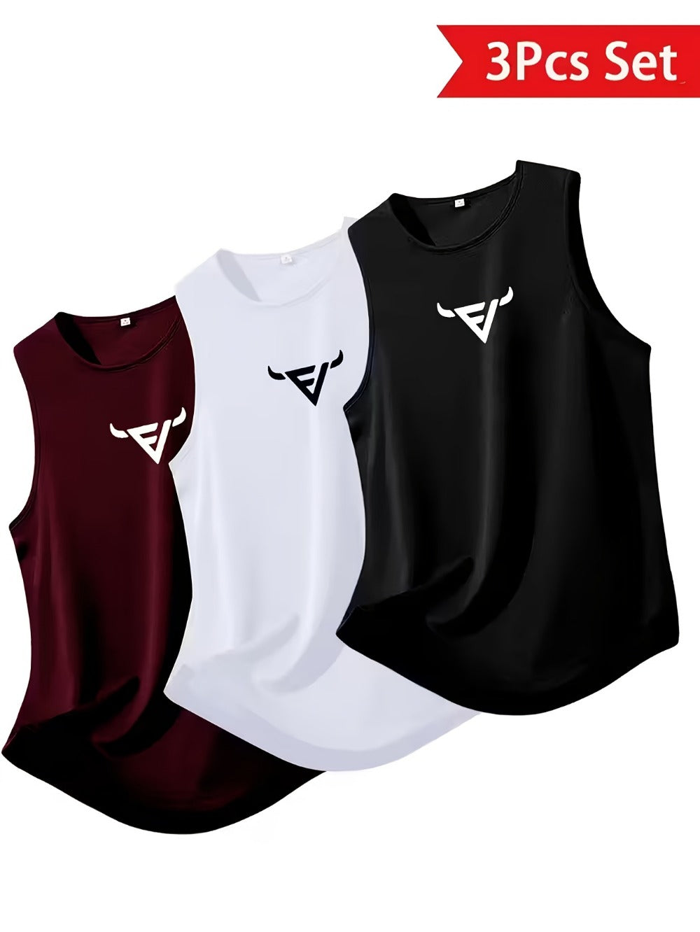 Men's Graphic Print Tank Top - Sleeveless – 12-Variant Selection detail view