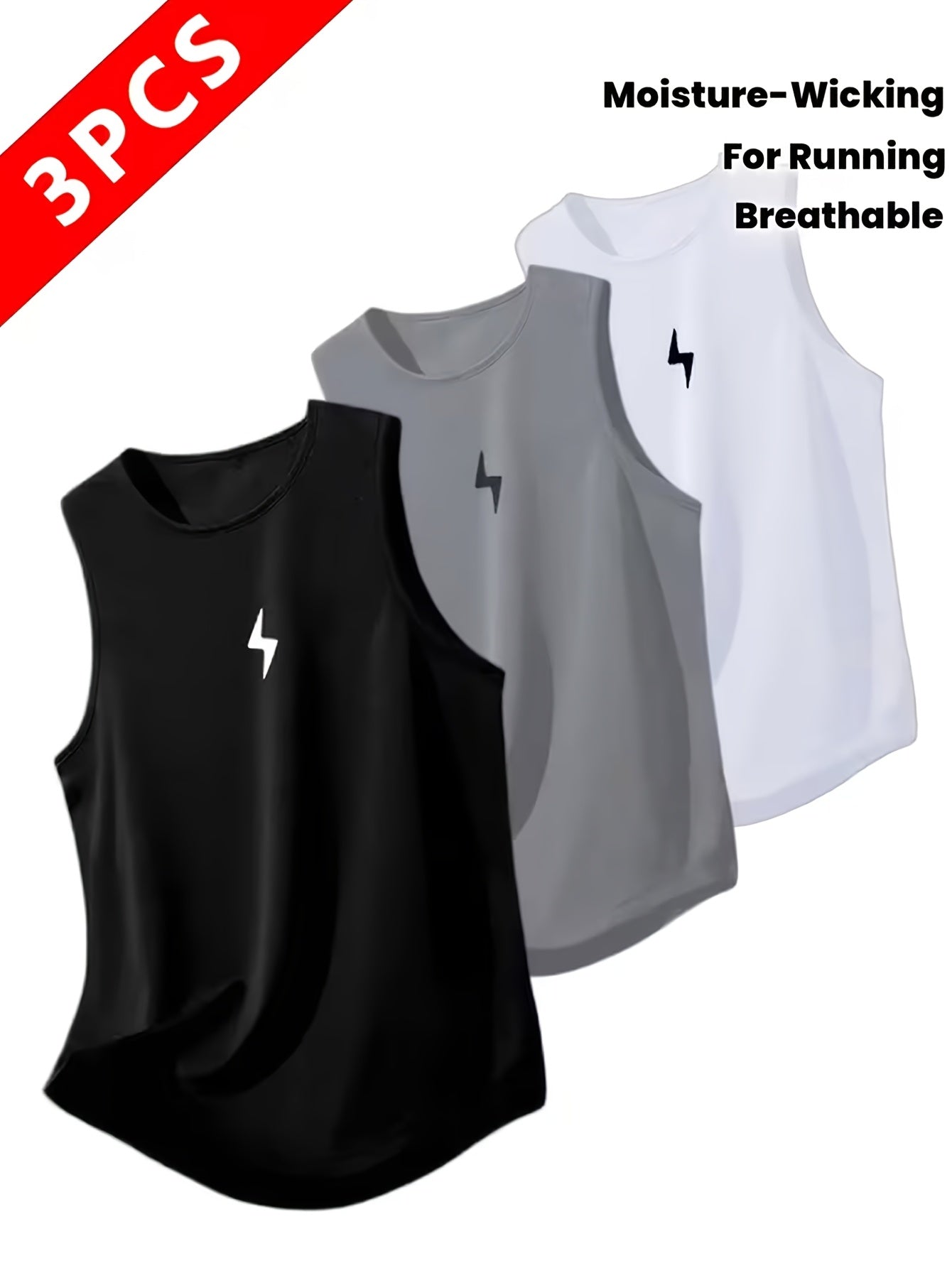 Men's Graphic Print Tank Top - Sleeveless – Regular Fit – main product image