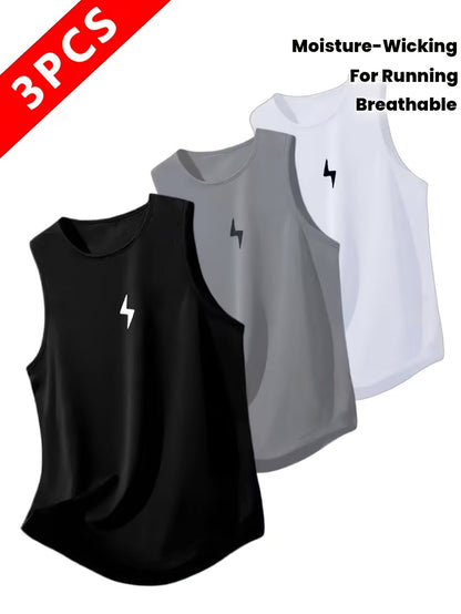 Men's Graphic Print Tank Top - Sleeveless – Regular Fit detail view