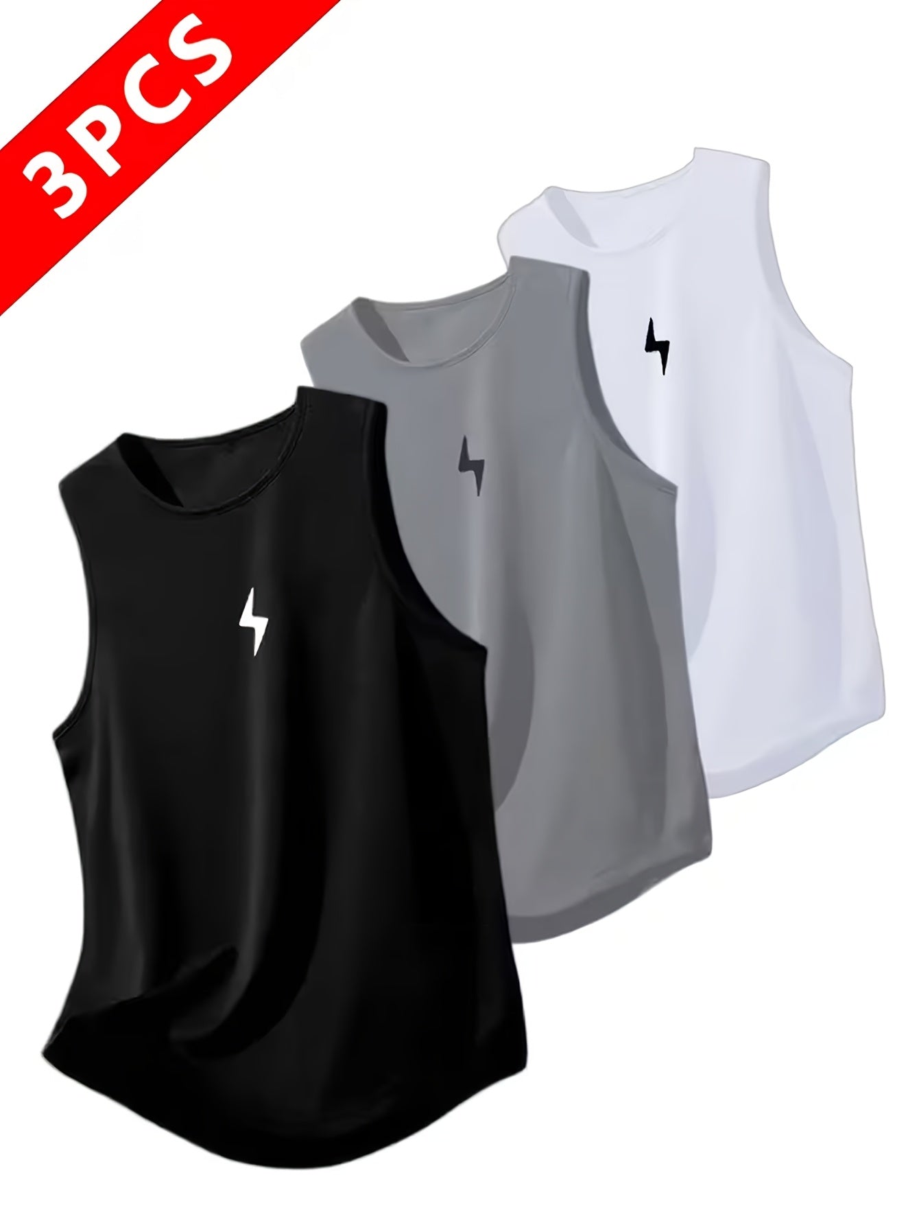 Men's Graphic Print Tank Top - Sleeveless – Regular Fit – view 9