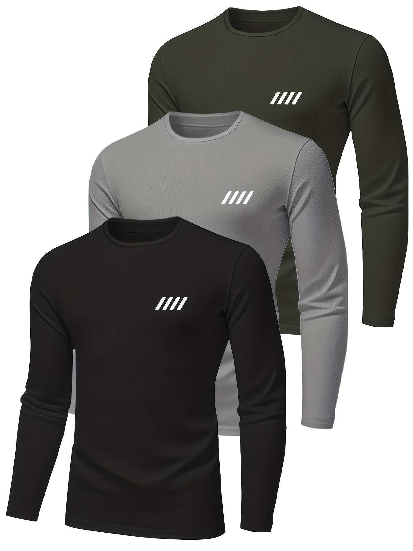 Men's Graphic T-Shirt - Crew Neck Long Sleeve – main product image