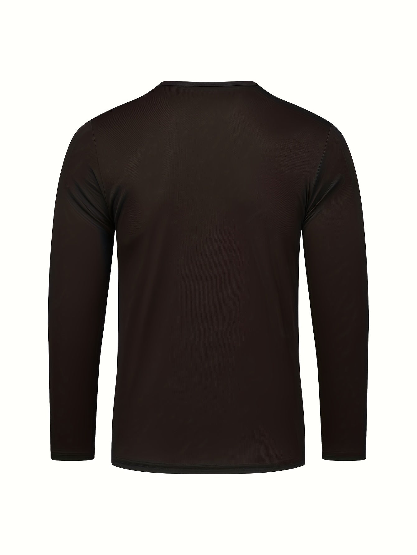 Men's Graphic T-Shirt - Crew Neck Long Sleeve detail view