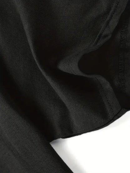 Men's Graphic T-Shirt - Crew Neck Short Sleeve – Black Graphic Design 92773 detail view