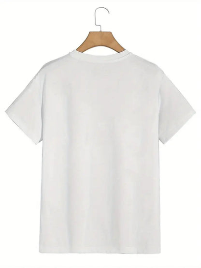 Men's Graphic T-Shirt - Crew Neck Short Sleeve – Red / Black – view 6