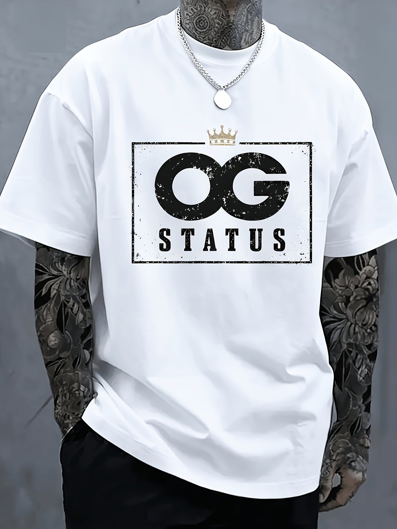 Men's Graphic T-Shirt - Crew Neck Short Sleeve – Sizes 0XL–4XL – main product image