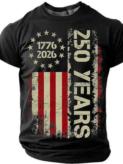 Men's Graphic T-Shirt - Crew Neck Short Sleeve – Sizes 0XL–5XL – view 5
