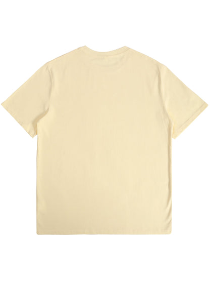 Men's Graphic T-Shirt - Round Neck Short Sleeve – Apricot – view 7