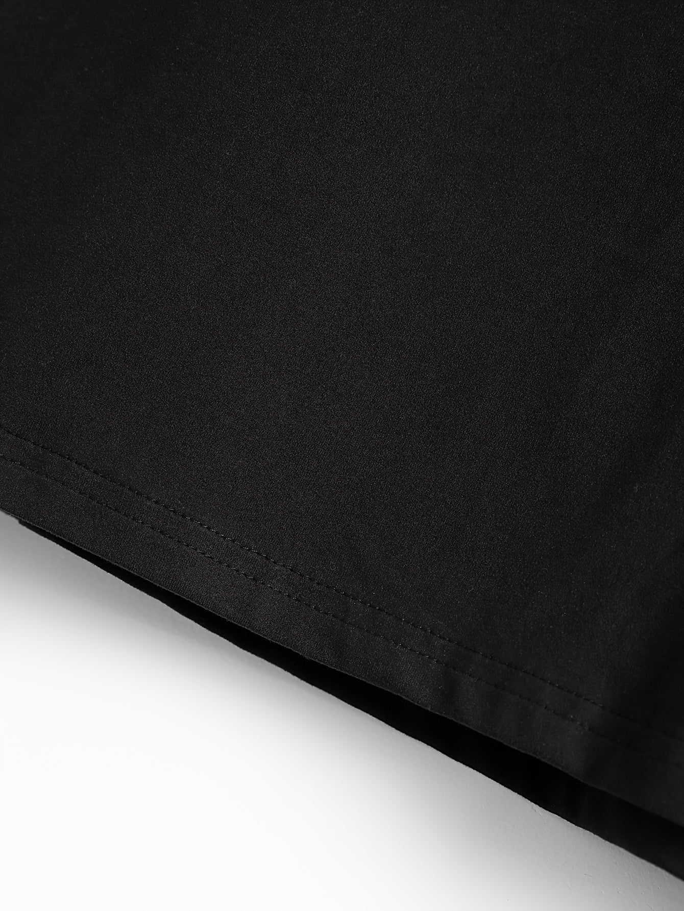 Men's Graphic T-Shirt - Round Neck Short Sleeve – Black Knit Printed – view 4