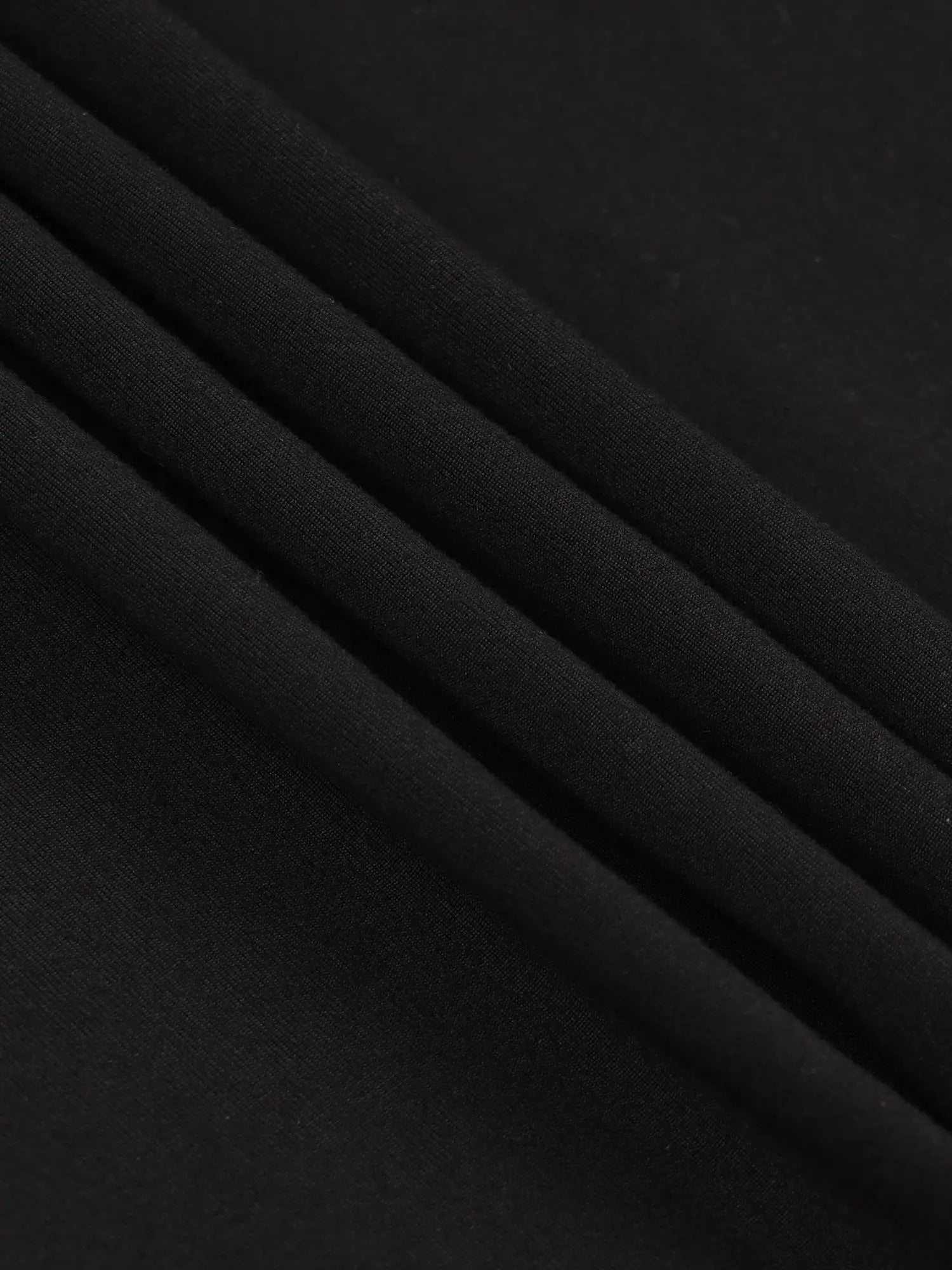 Men's Graphic T-Shirt - Round Neck Short Sleeve – Black Knit Short-Sleeve – view 7