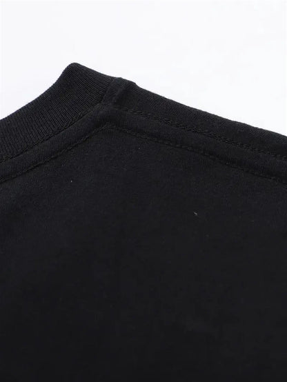 Men's Graphic T-Shirt - Round Neck Short Sleeve – Black Printed – view 8