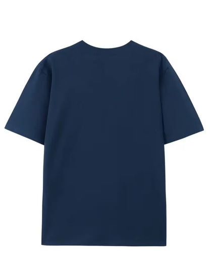 Men's Graphic T-Shirt - Round Neck Short Sleeve – Black / Red – view 18